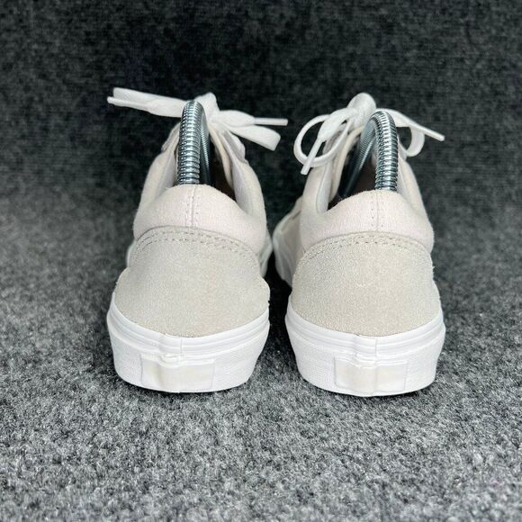 Vans Old Skool Low Sneakers Womens Size 8.5 Grey White Athletic Retro Skate Shoe - Picture 5 of 12